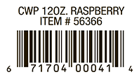 12oz Prop Bar Code